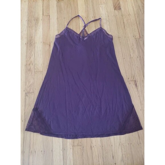 Victoria's Secret Other - Victoria Secret Plum Purple Lingerie Slip Dress Size M